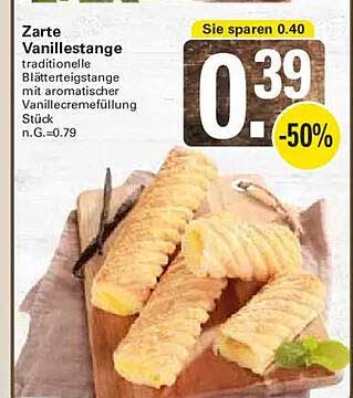 Zarte Vanillestange