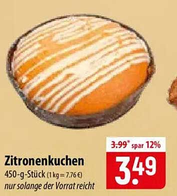 Zitronenkuchen