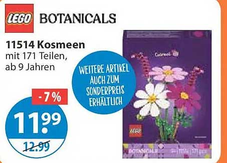 11514 Kosmeen mit 171 Teilen, ab 9 Jahren