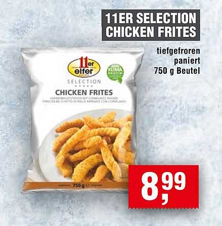 11ER SELECTION CHICKEN FRITES