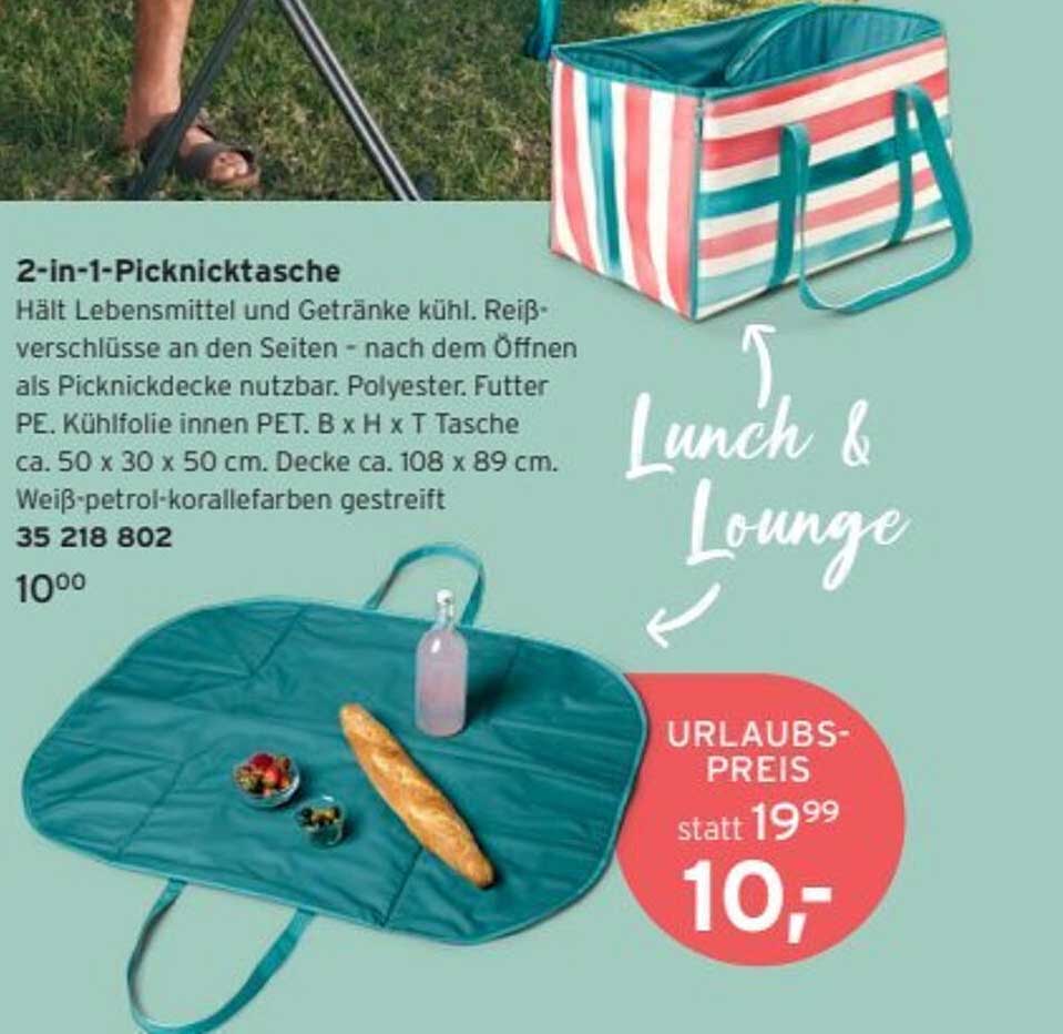 2-in-1-Picknicktasche