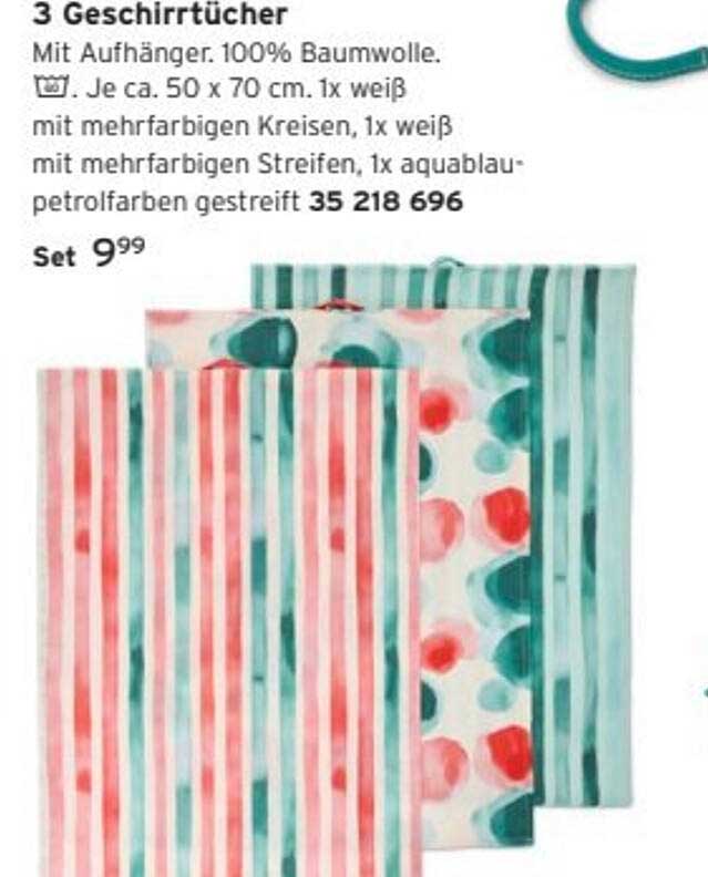 3 Geschirrtücher