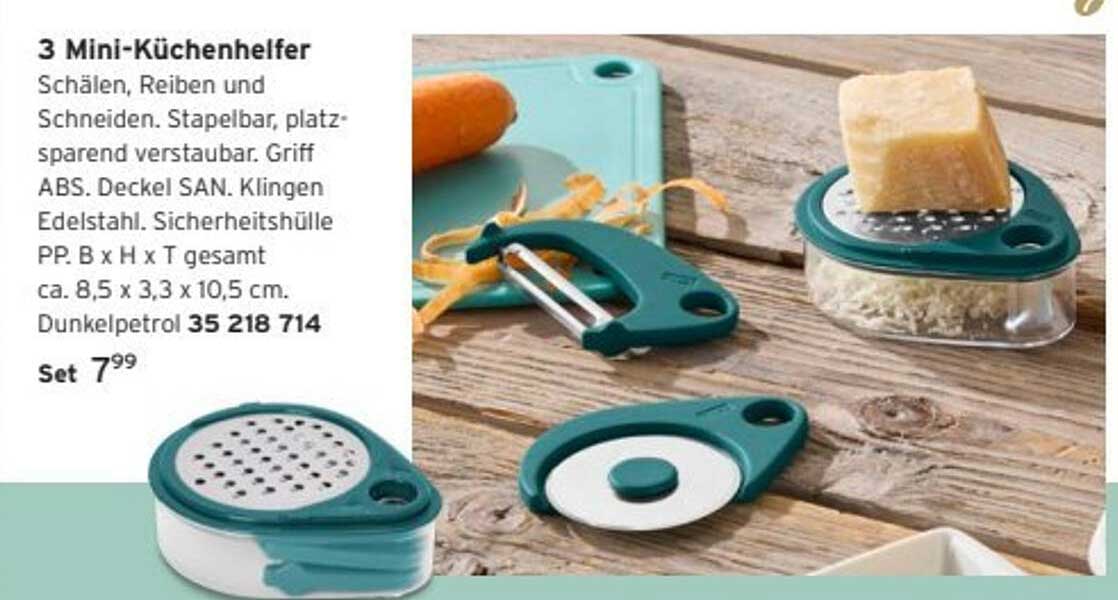 3 Mini-Küchenhelfer