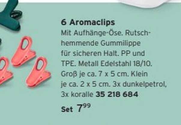 6 Aromaclips