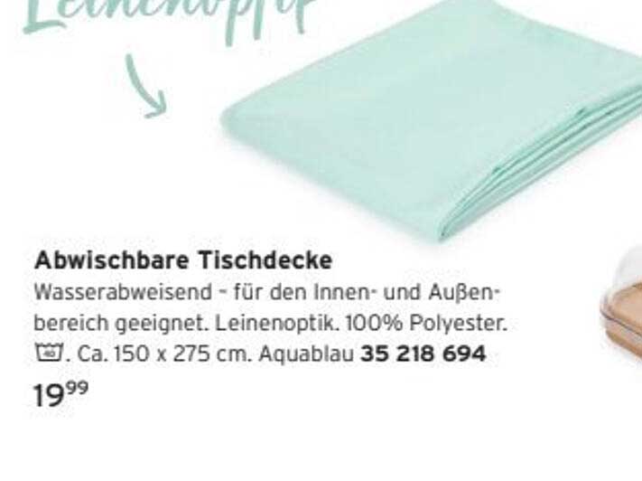 Abwischbare Tischdecke