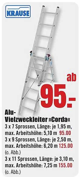 Alu-Vielzweckleiter »Corda«
