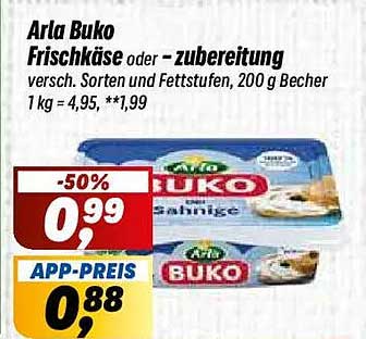 Arla Buko Frischkäse oder -zubereitung