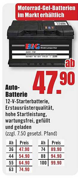 Auto-Batterie