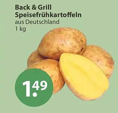 Back & Grill Speisefrühkartoffeln aus Deutschland 1 kg