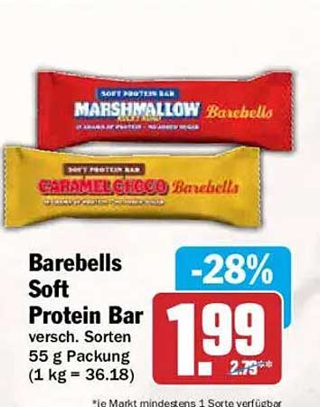 Barebells Soft Protein Bar