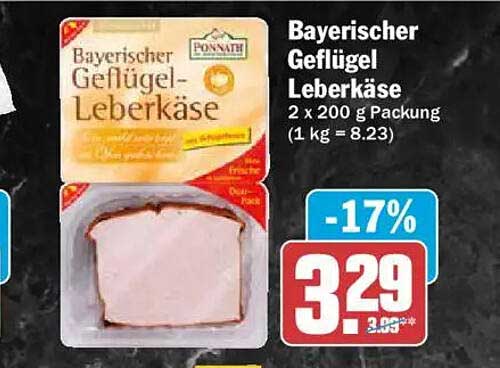 Bayerischer Geflügel Leberkäse