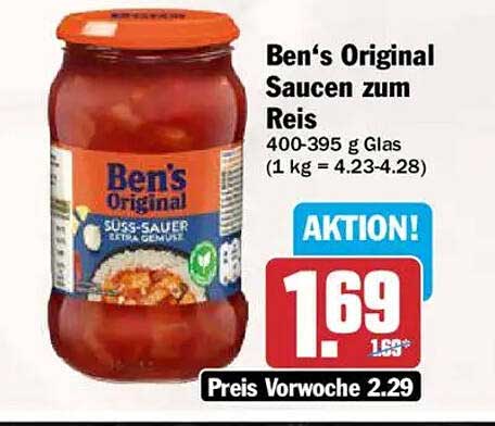 Ben’s Original Saucen zum Reis