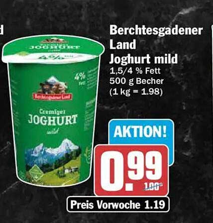 Berchtesgadener Land Joghurt mild