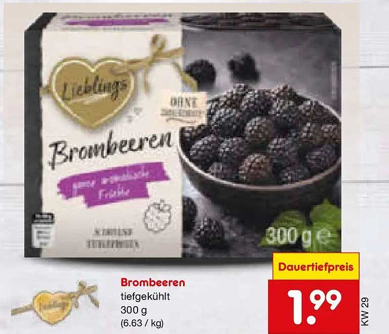 Brombeeren tiefgekühlt 300 g