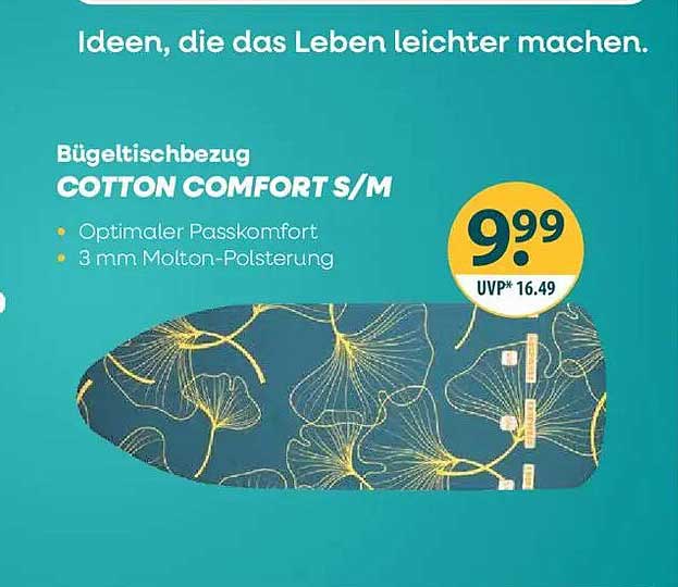 Bügeltischbezug COTTON COMFORT S/M