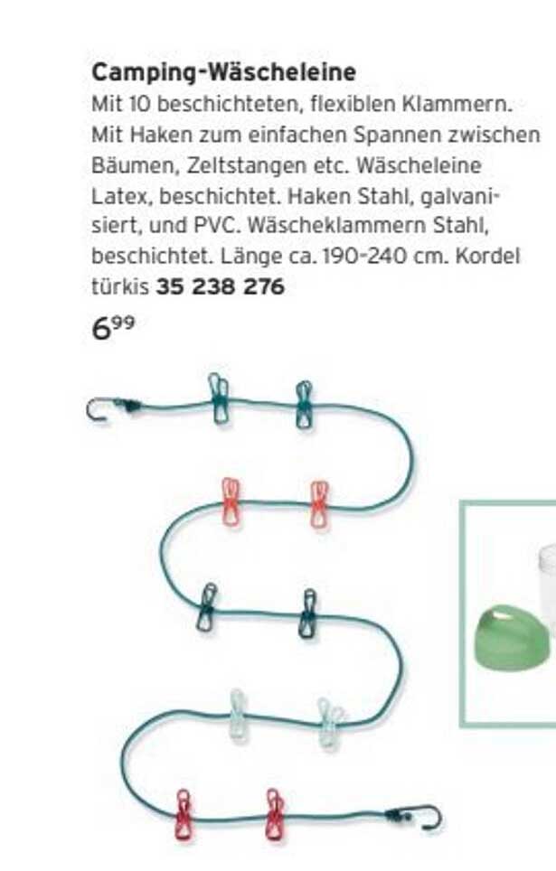Camping-Wäscheleine
