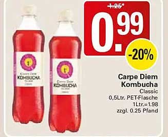 Carpe Diem Kombucha Classic