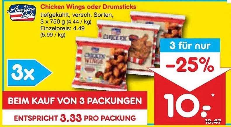 Chicken Wings oder Drumsticks