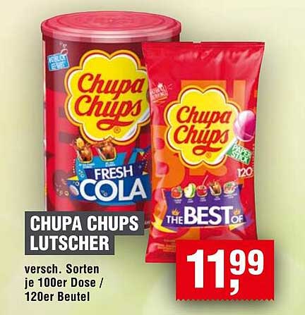 CHUPA CHUPS LUTSCHER