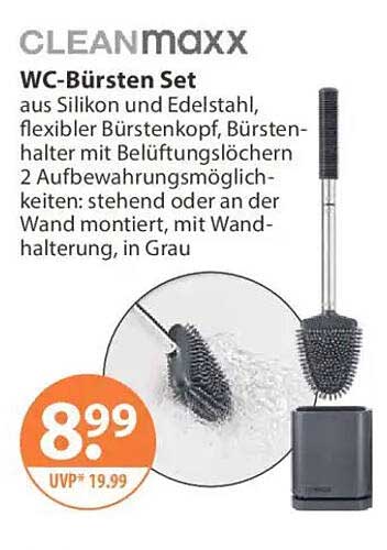 CLEANmaxx WC-Bürsten Set