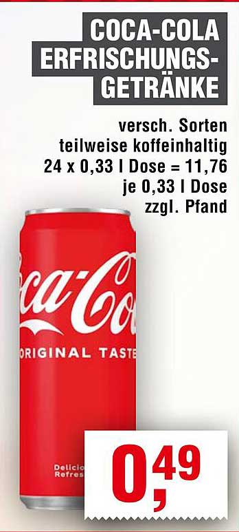 COCA-COLA ERFRISCHUNGS-GETRÄNKE