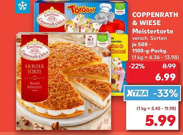 COPPENRATH & WIESE Meistertorte versch. Sorten je 500 - 1100-g-Packg. (1 kg = 6.36 - 13.98)