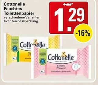 Cottonelle Feuchtes Toilettenpapier verschiedene Varianten 42er Nachfüllpackung