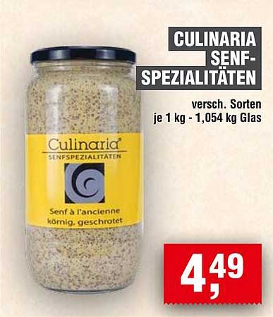 CULINARIA SENF-SPEZIALITÄTEN