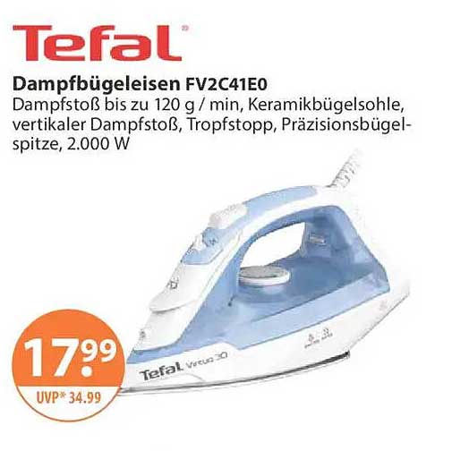 Dampfbügeleisen FV2C41E0