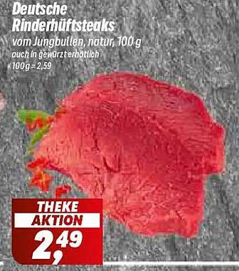 Deutsche Rinderhüftsteaks