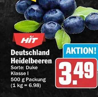 Deutschland Heidelbeeren