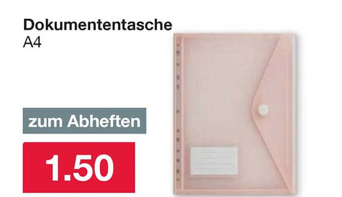 Dokumententasche A4 zum Abheften