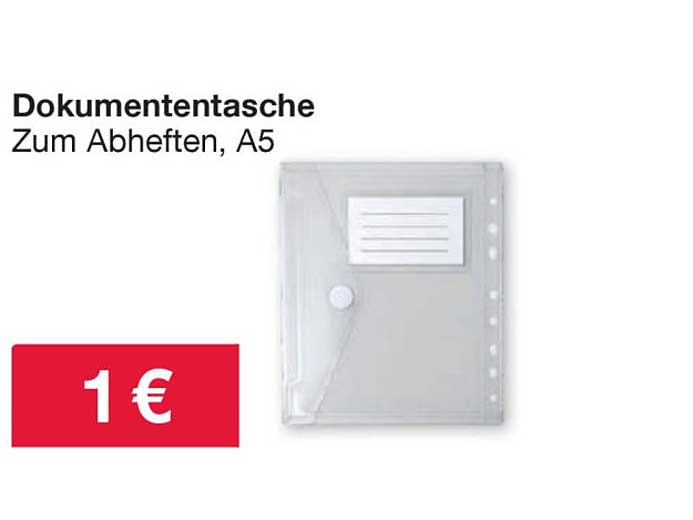 Dokumententasche Zum Abheften, A5