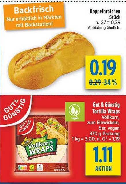 Doppelbrötchen