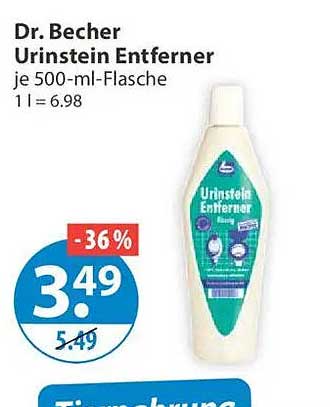 Dr. Becher Urinstein Entferner