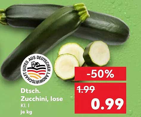 Dtsch. Zucchini, lose Kl. I je kg