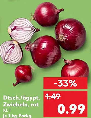 Dtsch./ägypt. Zwiebeln, rot