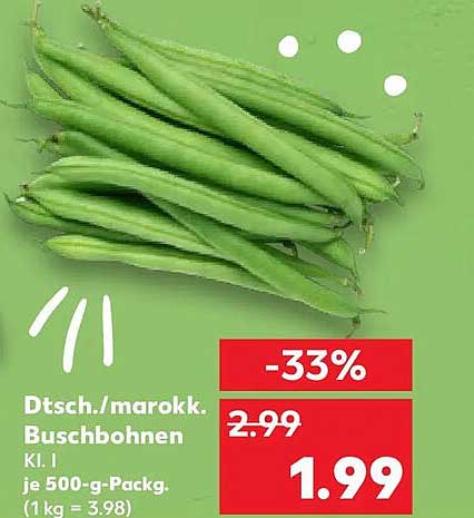 Dtsch./marokk. Buschbohnen