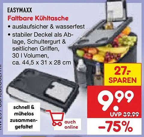 EASYMAXX Faltbare Kühltasche
