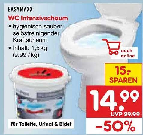 EASYMAXX WC Intensivschaum
