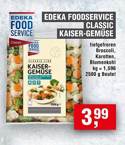 EDEKA FOODSERVICE CLASSIC KAISER-GEMÜSE