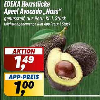 EDEKA Herzstücke Apeel Avocado „Hass“