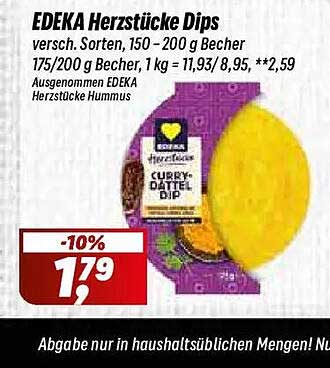 EDEKA Herzstücke Dips