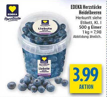 EDEKA Herzstücke Heidelbeeren