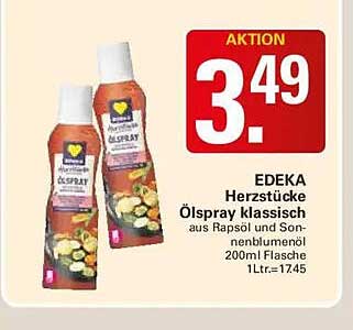 EDEKA Herzstücke Ölspray klassisch