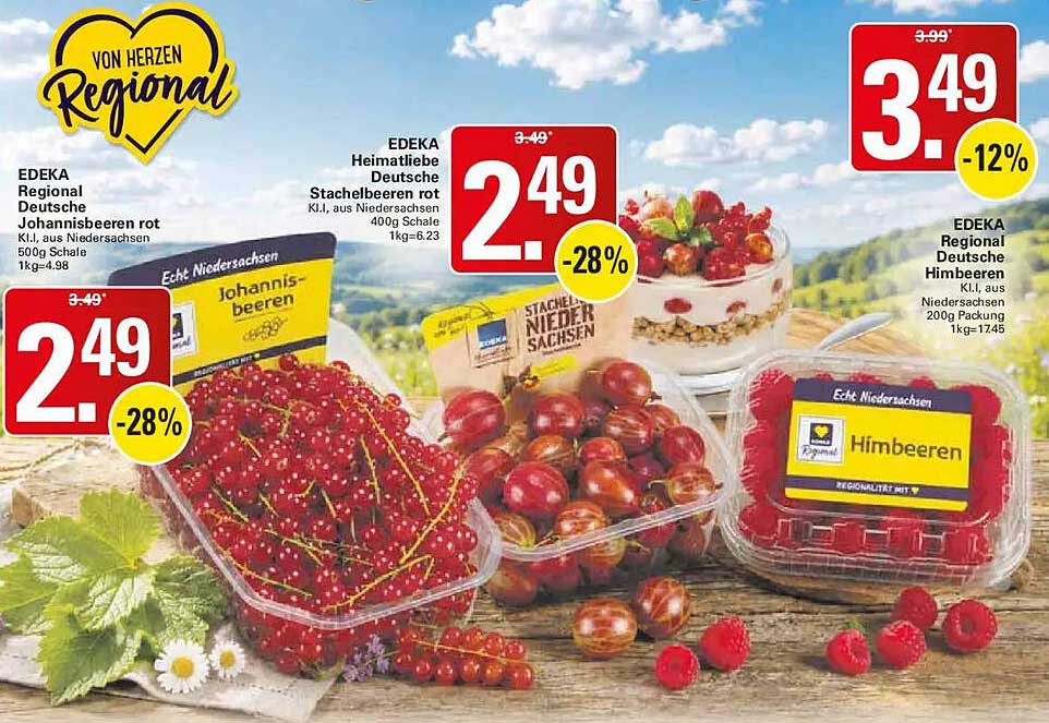 EDEKA Regional Deutsche Johannisbeeren rot