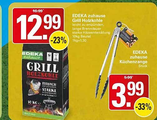 EDEKA zuhause Grill Holzkohle