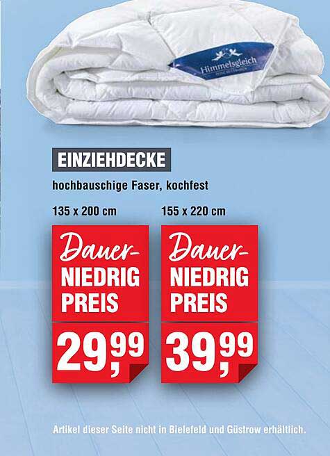EINZIEHDECKE