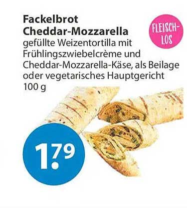 Fackelbrot Cheddar-Mozzarella
