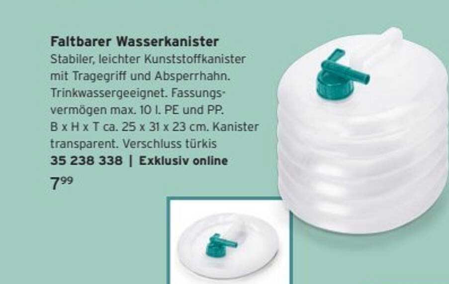 Faltbarer Wasserkanister